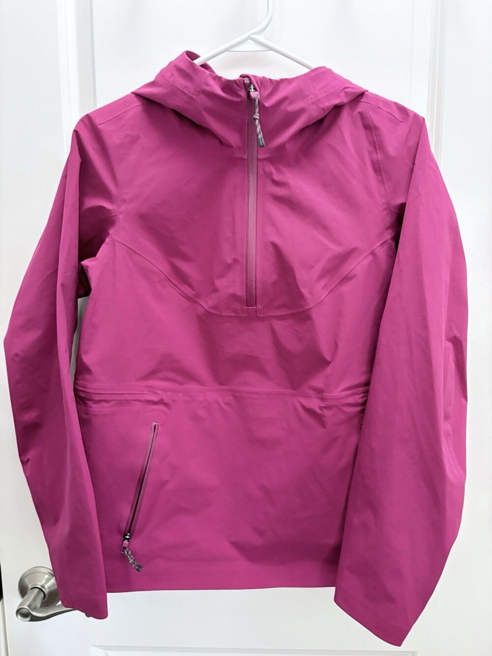 lululemon Stretch Waterproof Hiking Half-Zip Pullover – Wild Berry - Size: 2